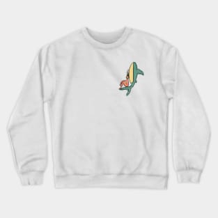 Shark Surfboard Crewneck Sweatshirt